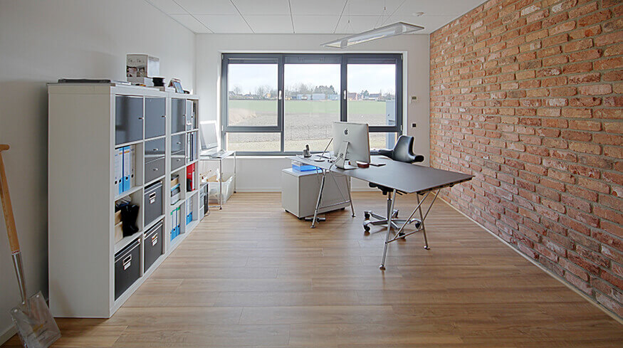 Büro im Bürogebäude der FUN-Concepts OHG